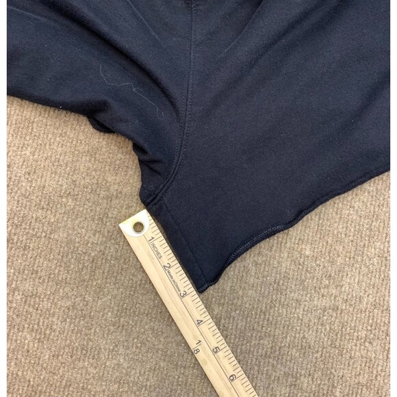 Gap Shorts Womens S Fleece Embroidered Spellout Stretch Logo Preppy Black - Picture 6 of 8